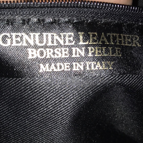 Markese Black Leather Satchel NWT - Picture 3 of 5